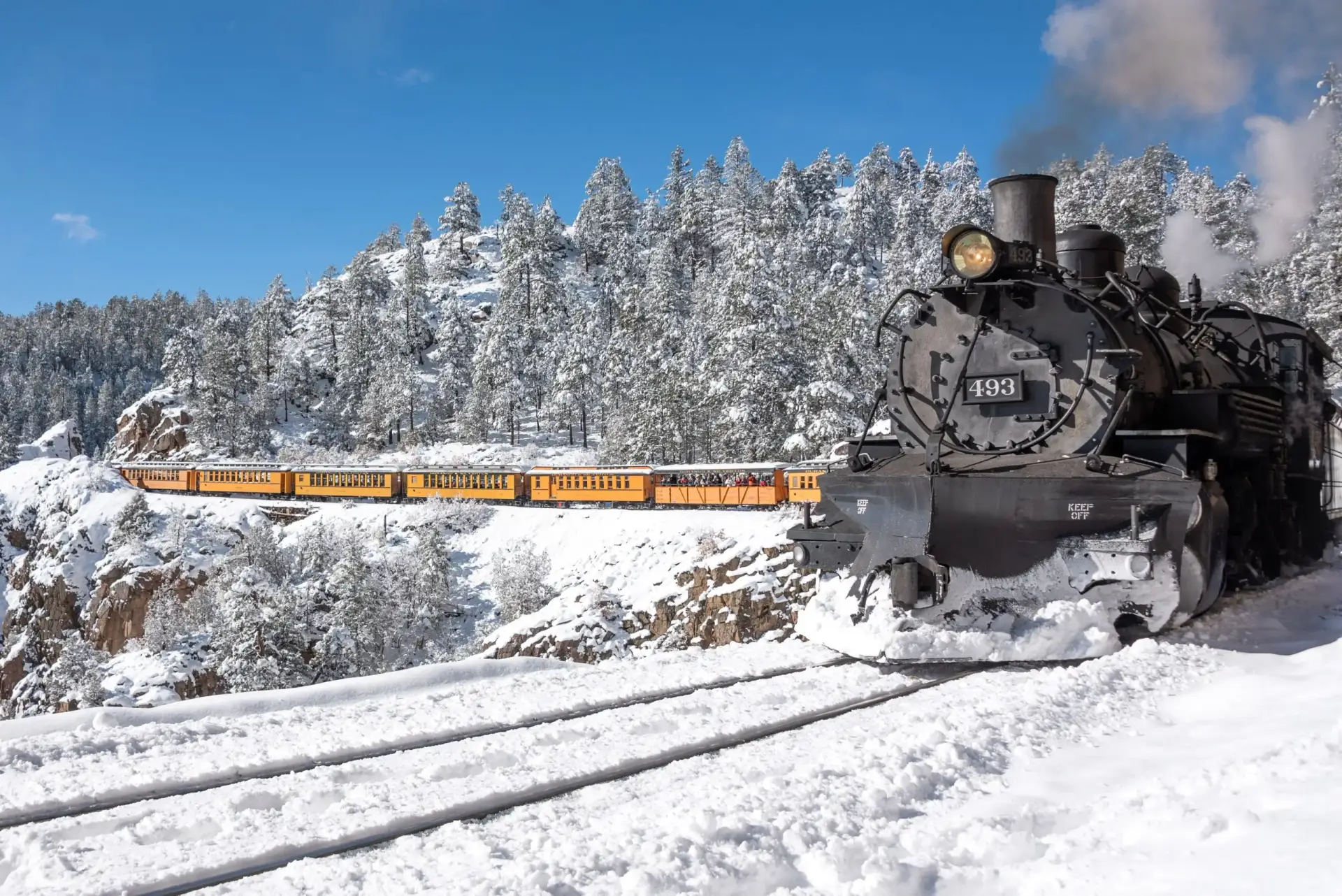 Durango & Silverton Narrow Gauge Railroad Snow