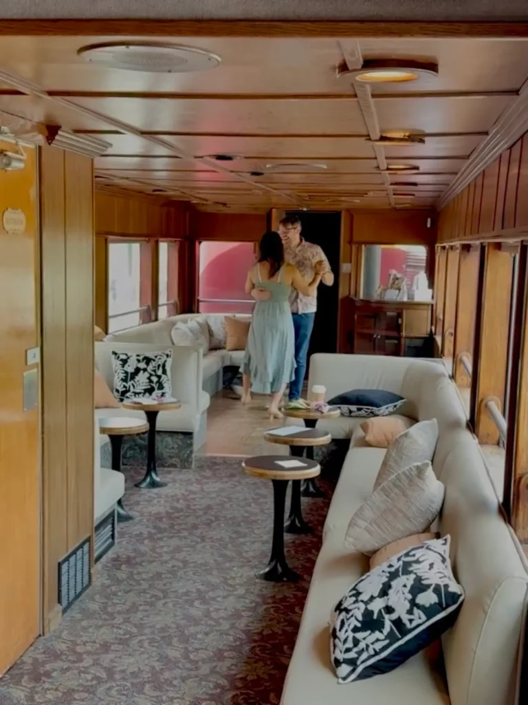 Dancing in the Vip Coach